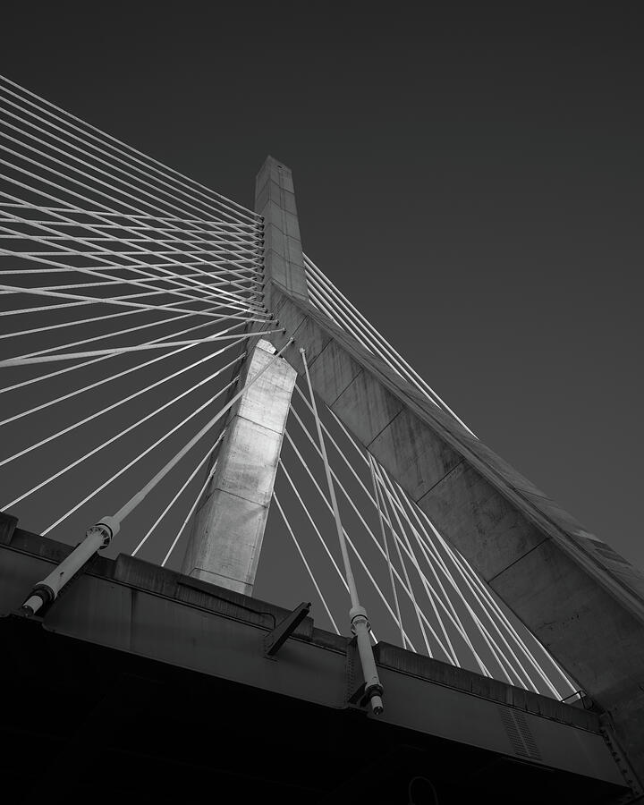 Leonard P. Zakim Bunker Hill Memorial Bridge Boston Photograph