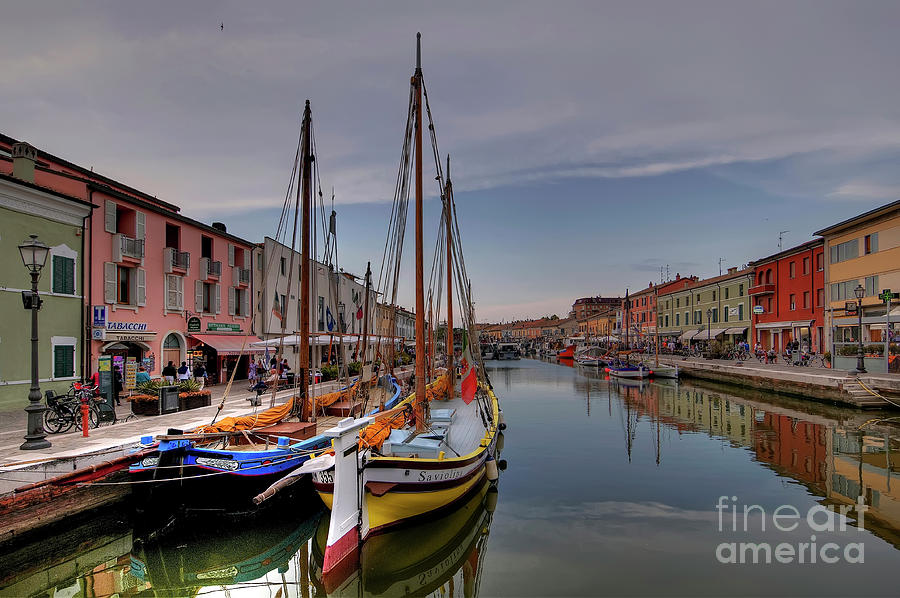 Leonardo da Vincis Harbour - Cesenatico Photograph by Paolo Signorini