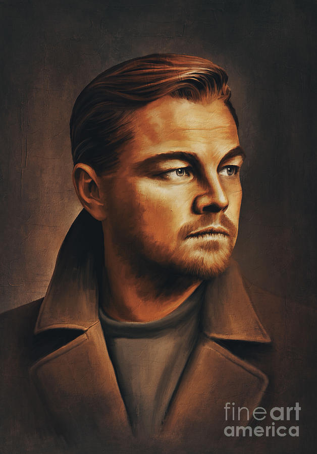 Leonardo  DiCaprio  Digital Art by Andrzej Szczerski