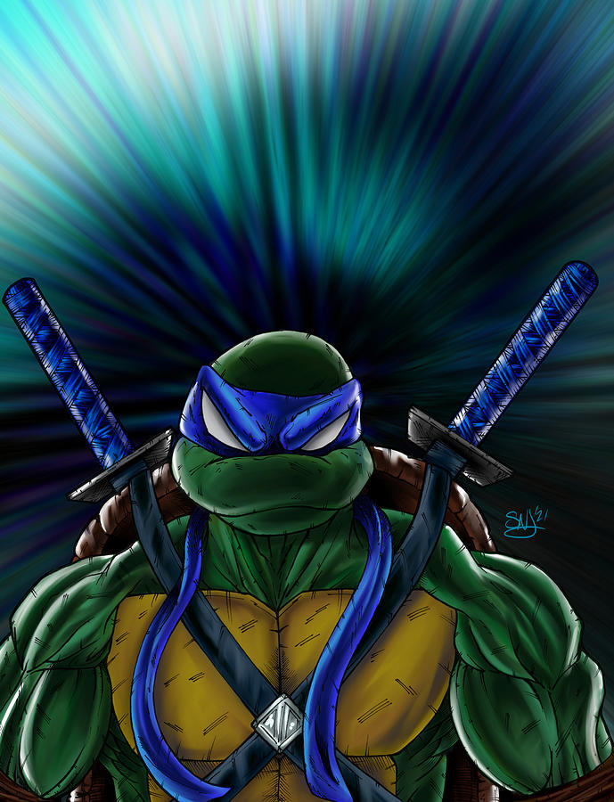 leonardo ninja turtle cartoon