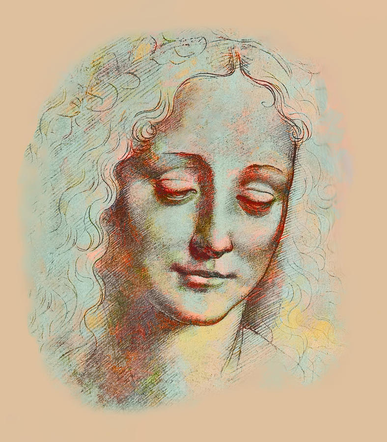 Leonardos Lady Digital Art by Steve Taylor