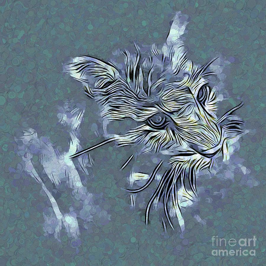 Leopard Animal Abstract Artwork 2 Digital Art by Philip Preston