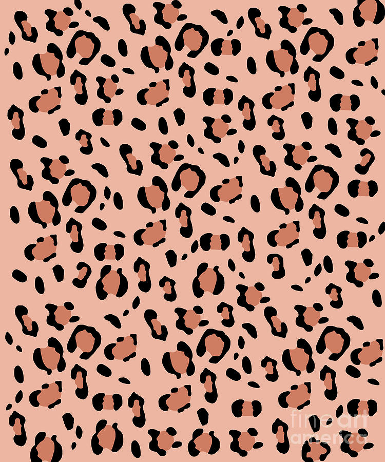 Cat Mixed Media - Leopard Animal Print Glam #20 #pattern #decor #art by Anitas and Bellas Art