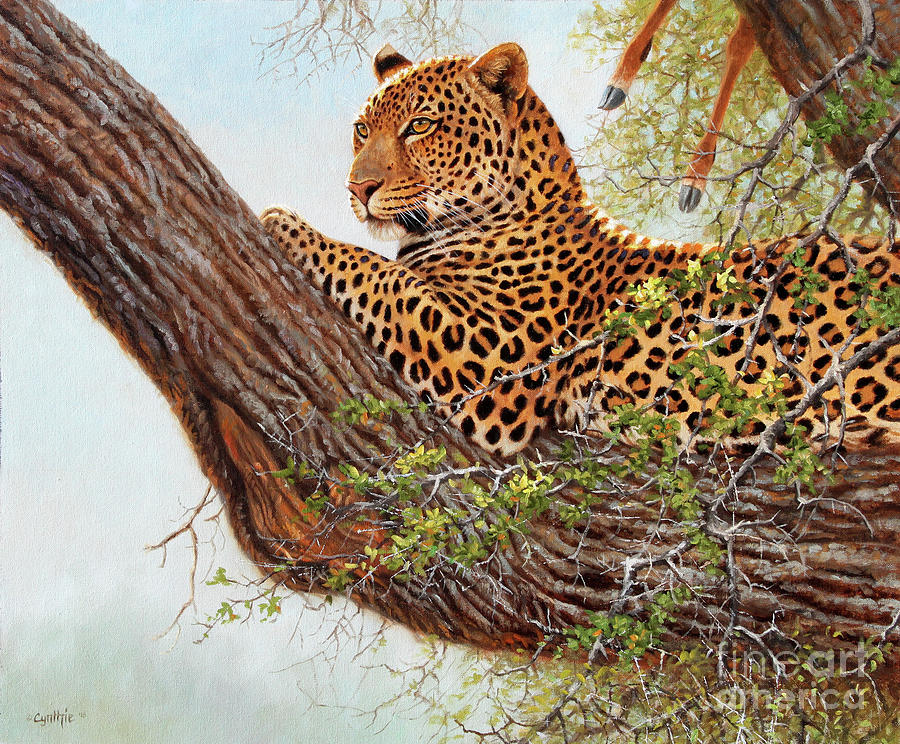 Leopard Painting by Cynthie Fisher