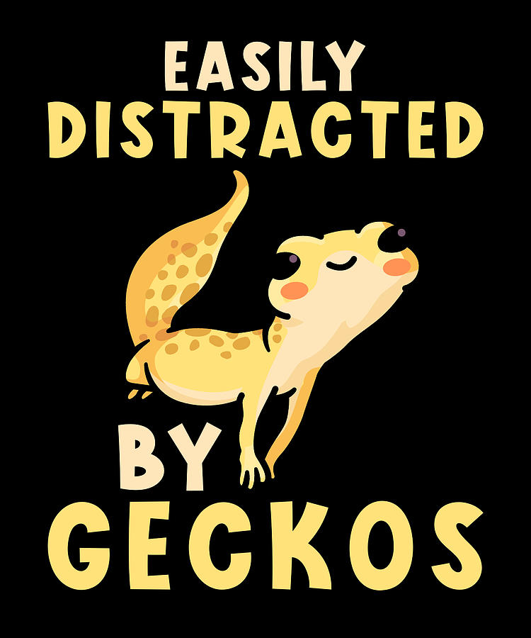 Leopard Gecko Saying Funny Digital Art by Manuel Schmucker - Pixels