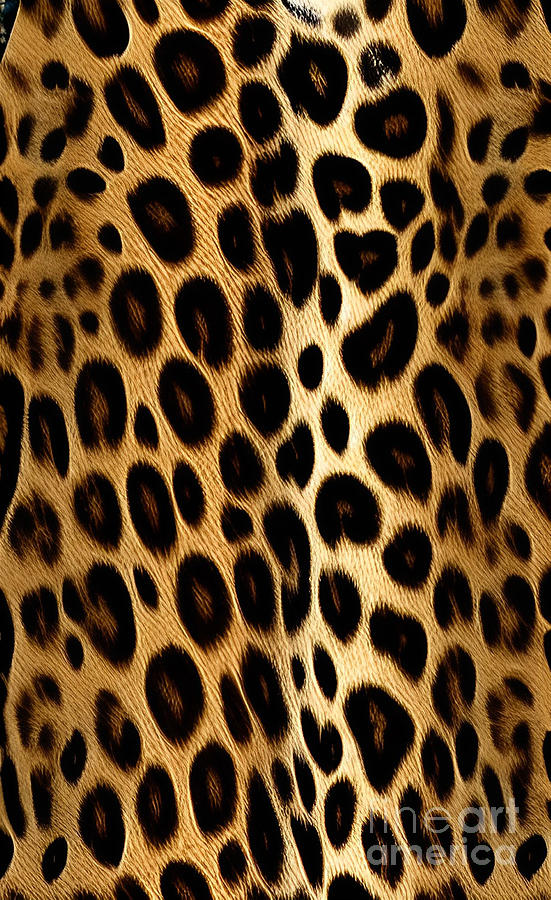 Wildlife Digital Art - Leopard hide pattern by Gaspar Avila