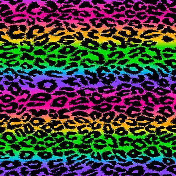 Animal Digital Art - Leopard Rainbow Stripes by Royal Palace Arts