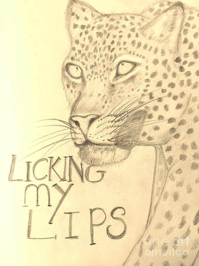 Leopard Drawing by Rebecca Edmonds - Pixels