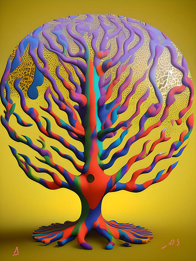 Leopard tree Digital Art by Dan Smith - Pixels