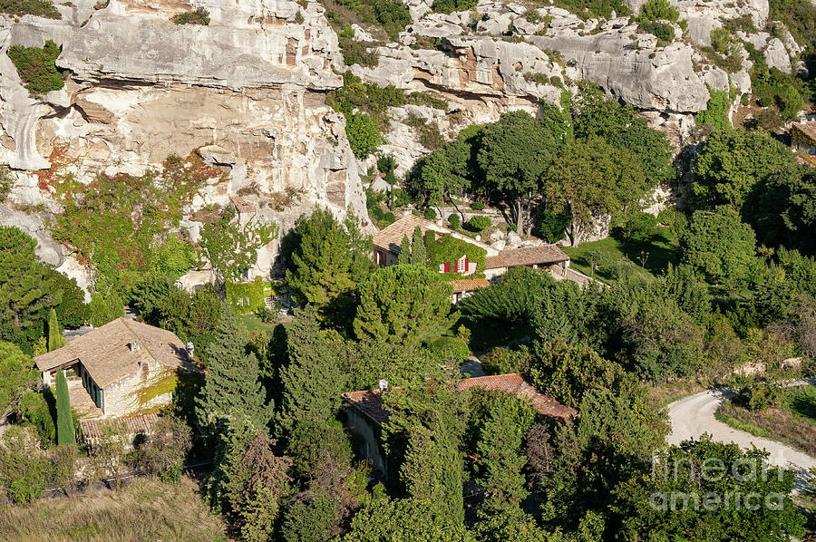 Les Baux Village Homes Photograph By Bob Phillips - Pixels