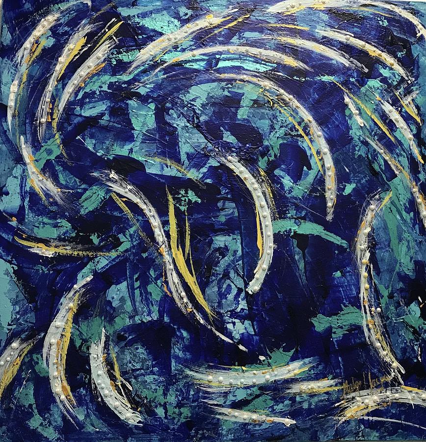 Les Gabriels Painting by Medge Jaspan Les Gabriels Painting by Medge Jaspan