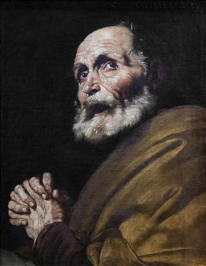 Les larmes de Saint-Pierre Painting by Juseppe Ribera - Pixels