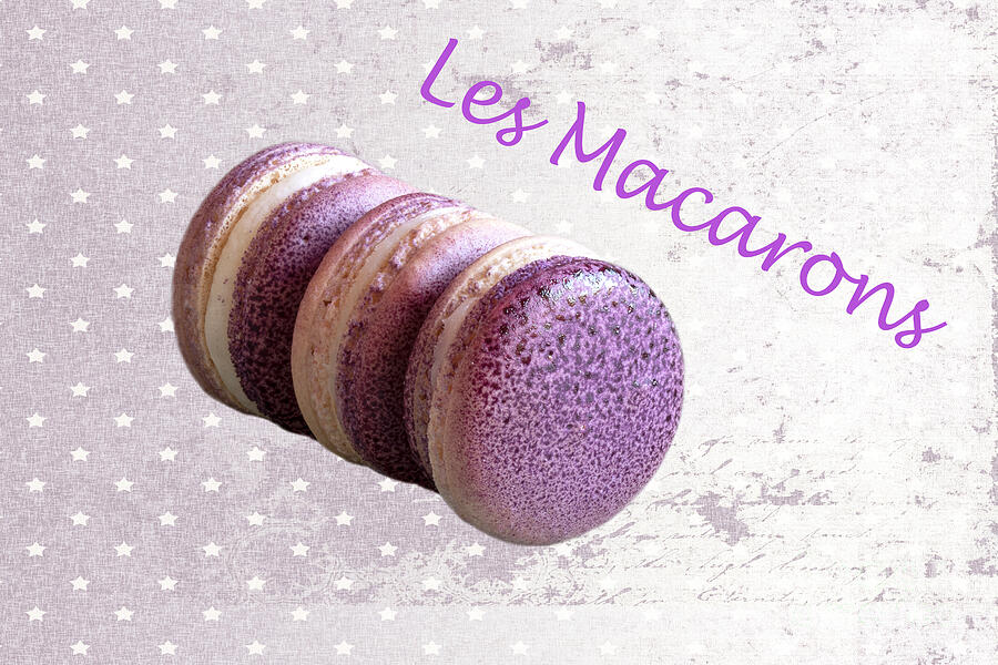 Cookie Mixed Media - Les Macarons 2 by Elisabeth Lucas
