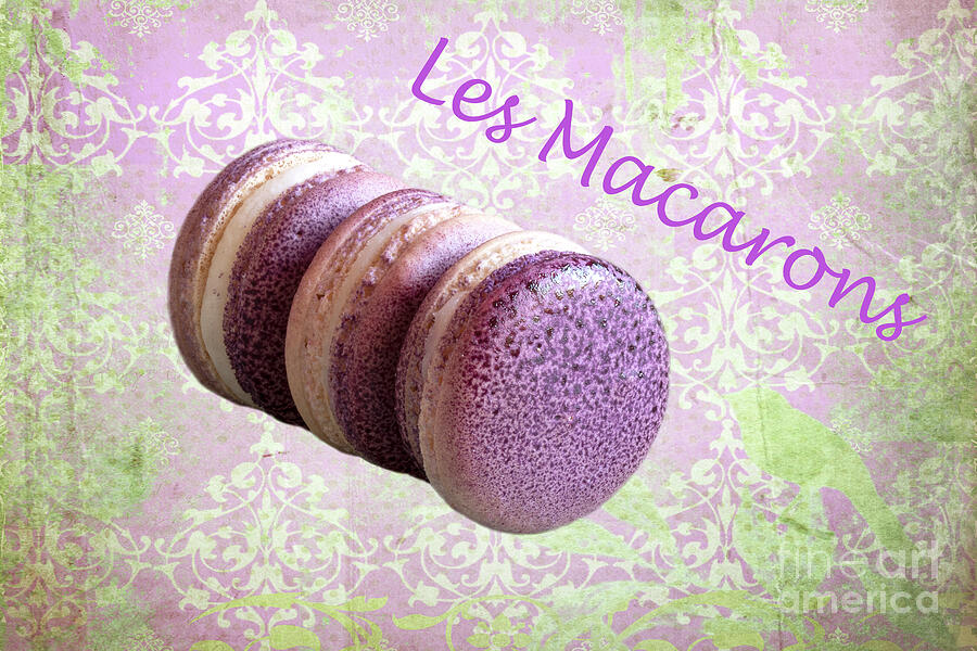 Cookie Mixed Media - Les Macarons 3 by Elisabeth Lucas