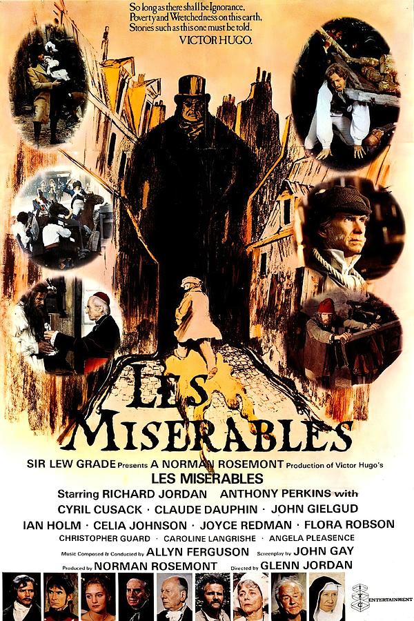 Vintage Mixed Media - Les Miserables, 1978 by Movie World Posters