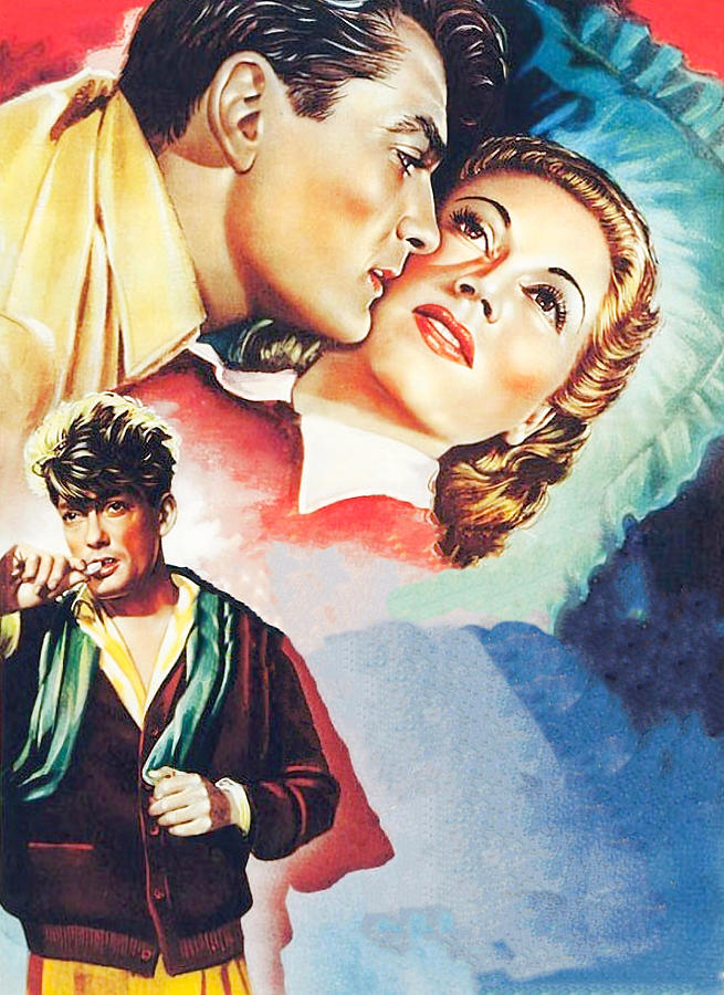 Vintage Painting - Les Parents terribles, 1948, movie poster painting by Movie World Posters