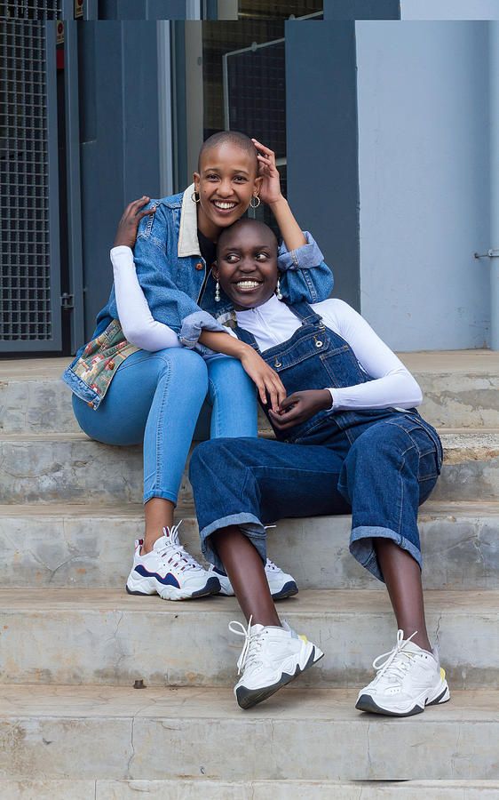Lesbian couple from South Africa Photograph by Webfluential