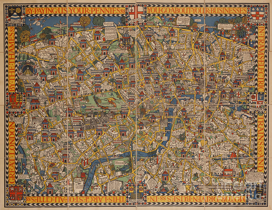 Leslie MacDonald Gill - Westminster Press - The Wonderground Map of ...