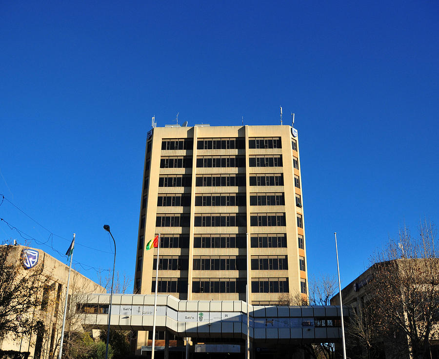 Lesotho, Maseru - Standard Bank building Photograph by Mtcurado