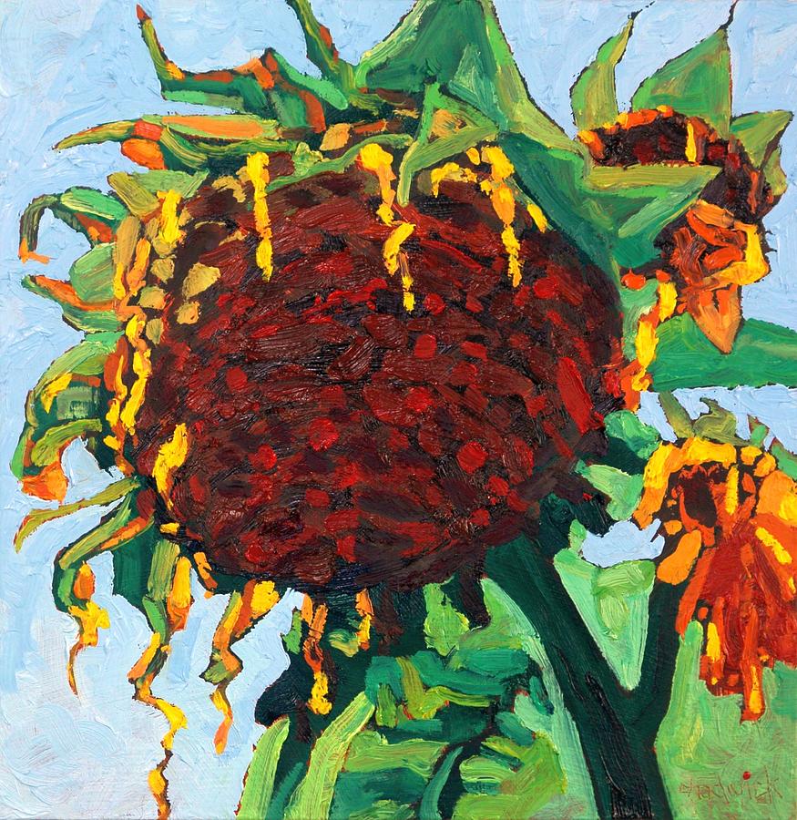 Summer Painting - Lessons from a Sunflower by Phil Chadwick