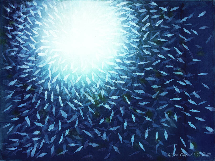 Let Go Painting by Petra Rau Let Go Painting by Petra Rau