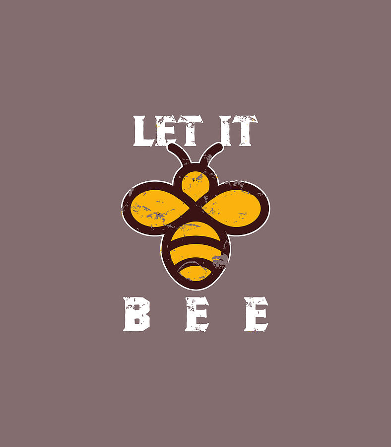 Let It Bee Love Vintage Cool Graphic Design for Christmas present ...