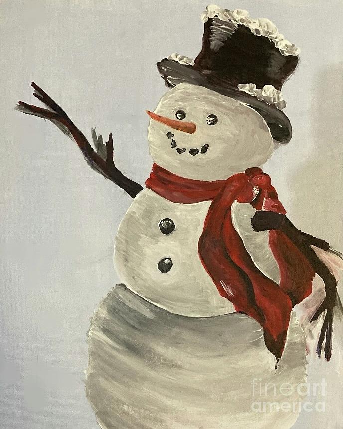 Let it snow Painting by Hannah Johnson