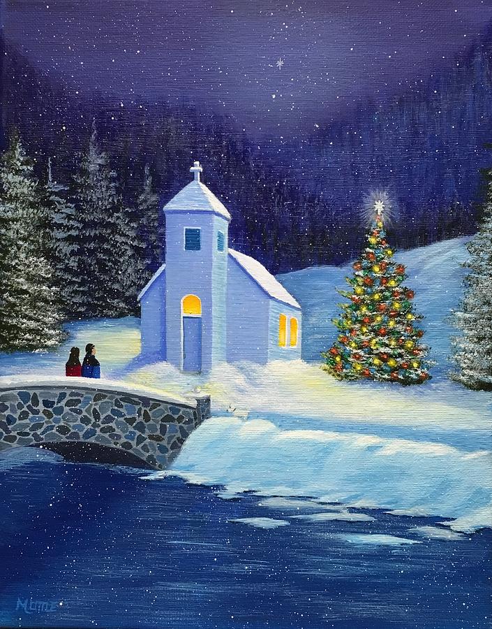 Let It Snow Painting by Marlene Little