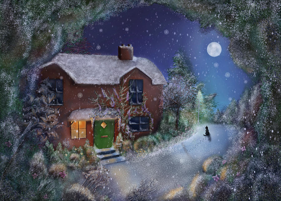 Let it Snow Painting by Rachel Emmett