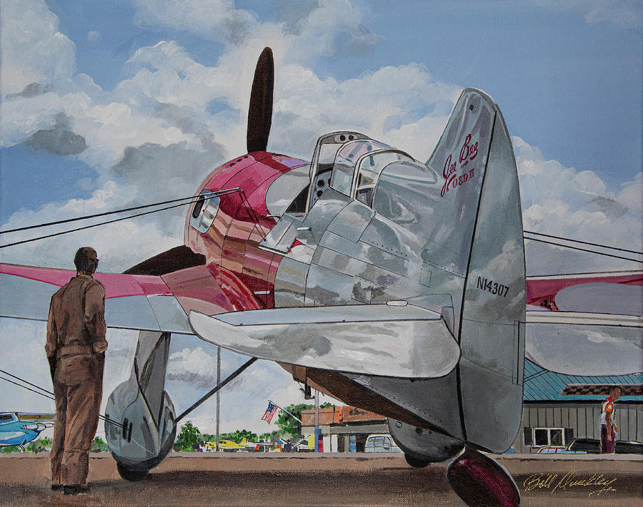 Let the Airshow Begin Painting by Bill Dunkley