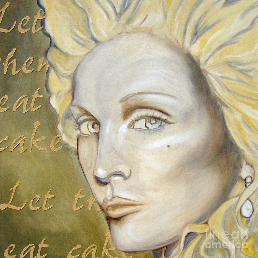 Madonna Painting - Let Them Eat Cake by Holly Picano