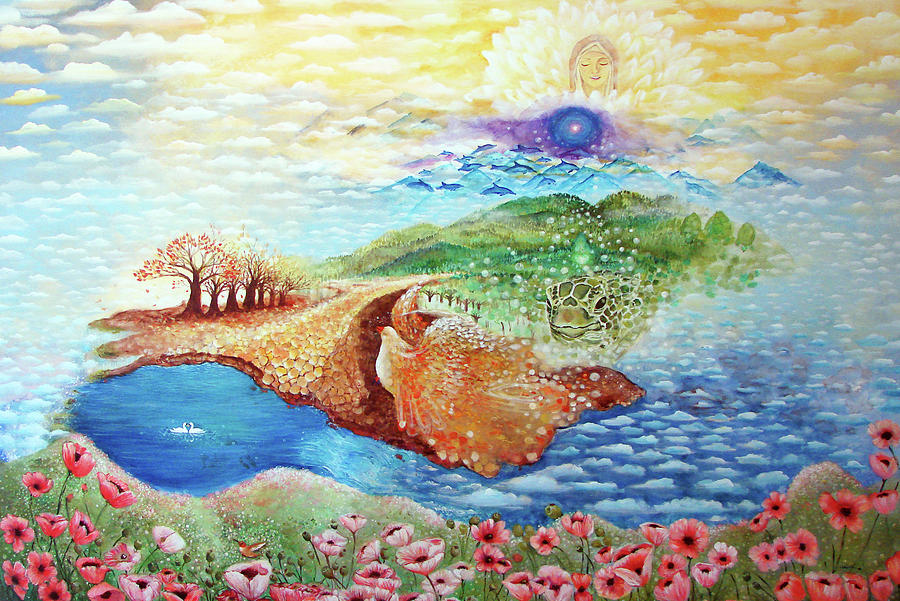 Let Us Begin Our Journey Of Self Awakening Painting by Ashleigh Dyan Bayer