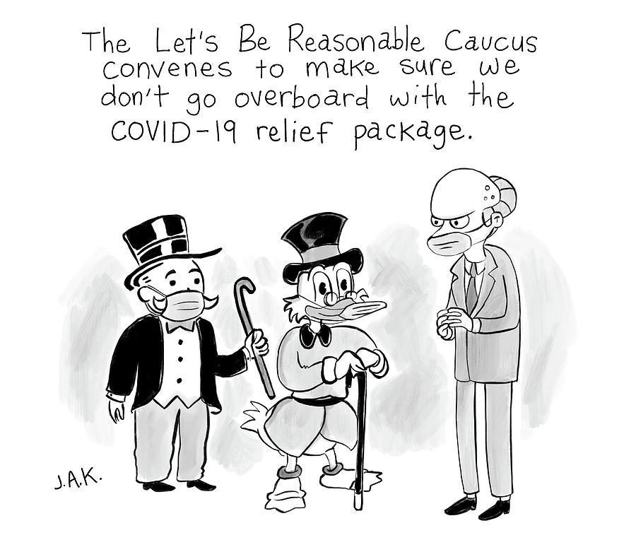 Lets Be Reasonable Drawing by Jason Adam Katzenstein