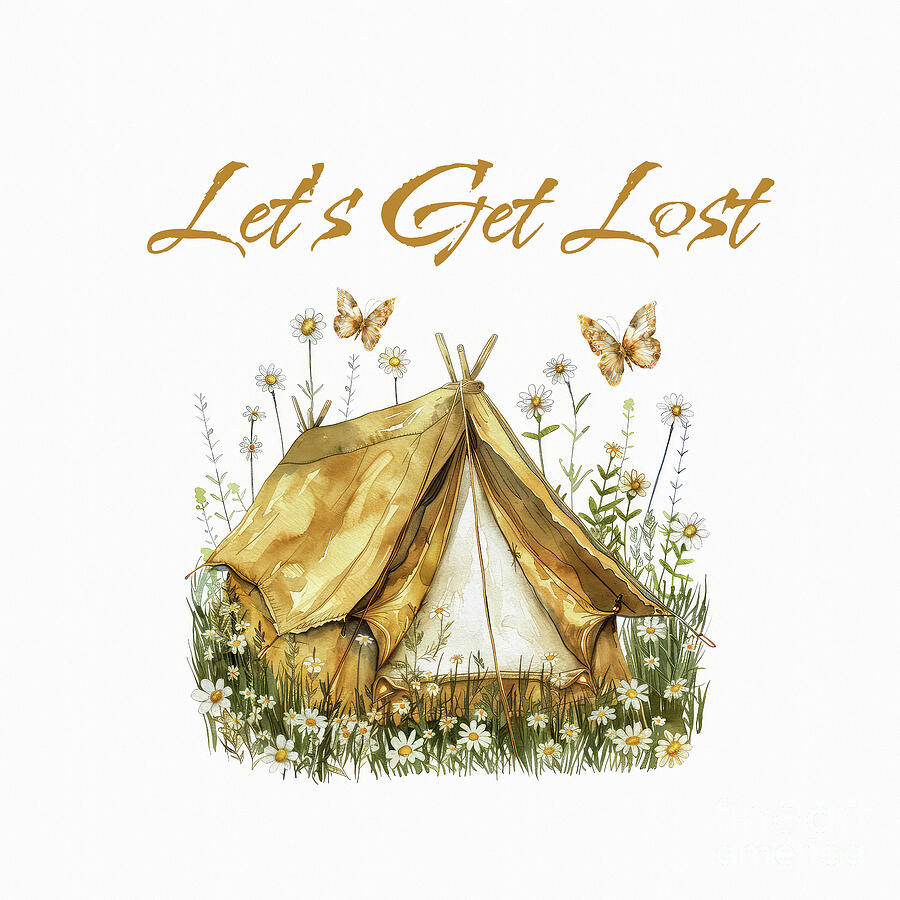 Lets Get Lost Painting by Tina LeCour Lets Get Lost Painting by Tina LeCour