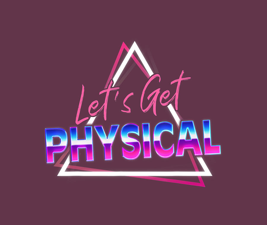 Lets Get Physical 80s Workout Costume Gym Rad Painting by Miller Murphy ...