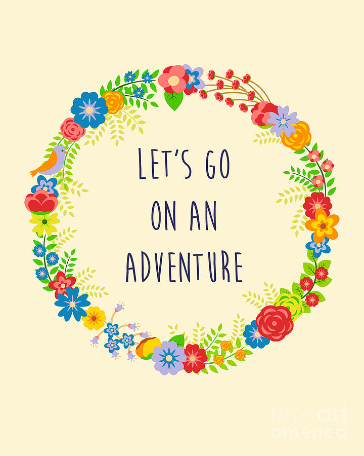 Nature Digital Art - Lets Go On An Adventure by Madame Memento