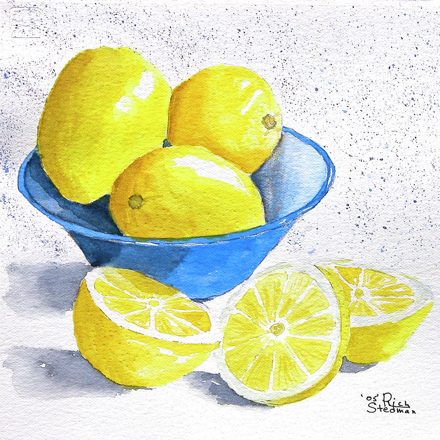 Lets Make Lemonade Painting by Richard Stedman