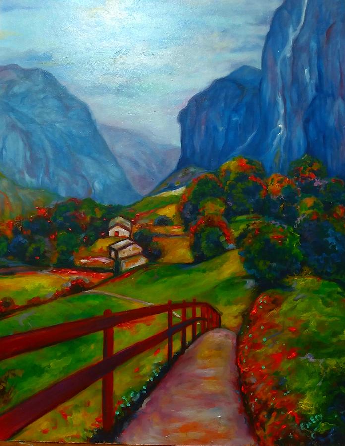 Lets take a walk Painting by Emery Franklin