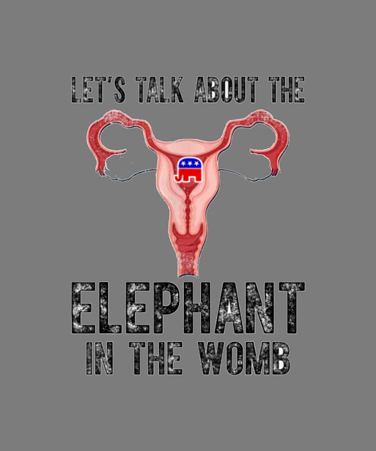 Lets Talk About The Elephant In The Womb Classic Painting by Jacob ...