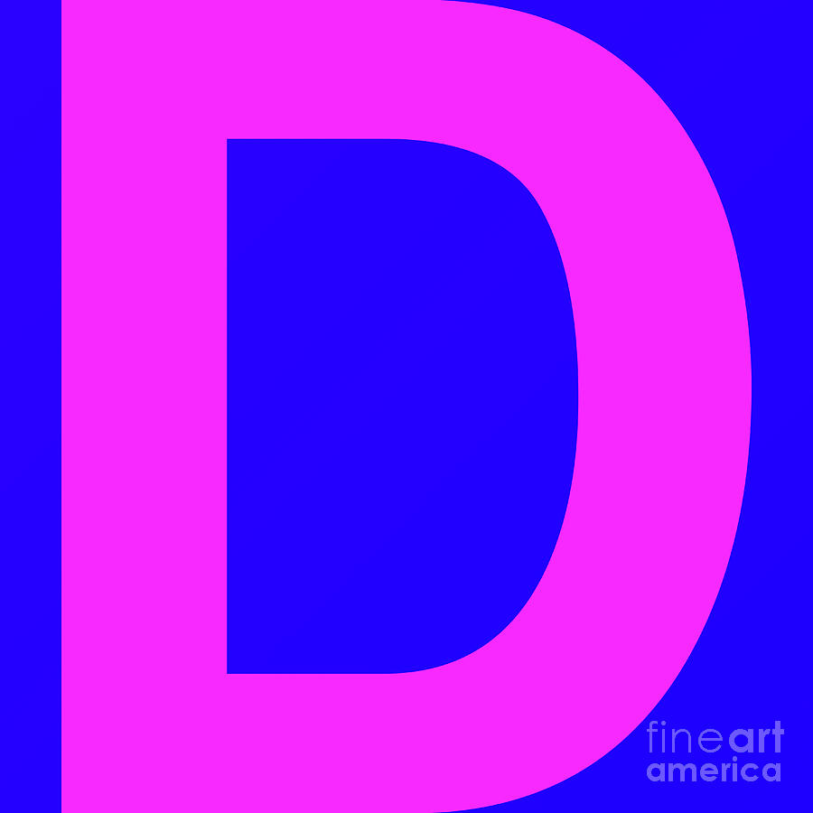 Letter D#1 Digital Art by Exors - Fine Art America