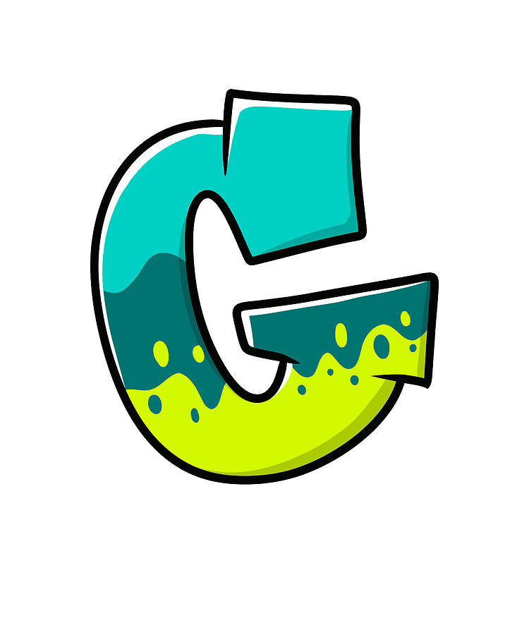 Letter G Graffiti Alphabet, G Typography Green letter G, Streetart ...