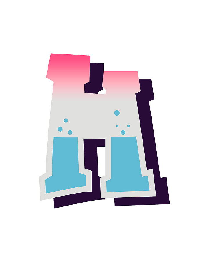 Letter H Graffiti Alphabet, H Typography Pink letter H, Streetart