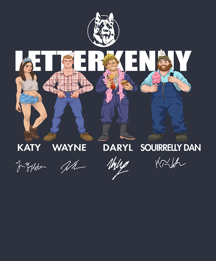 Letterkenny Signature Character Digital Art by Emilia Richards - Fine ...