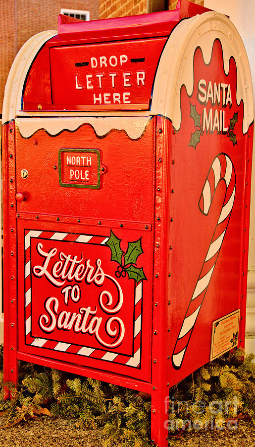 Letters To Santa PA Mailbox Photograph by Adam Jewell