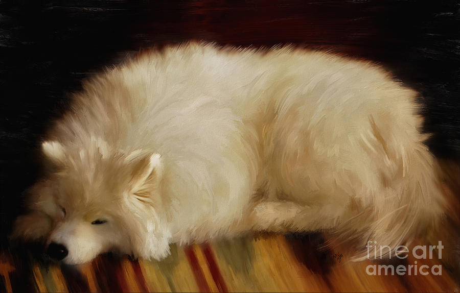 Letting Sleeping Dogs Lie Digital Art by Lois Bryan