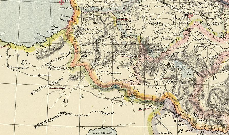 Letts, Son and Co. Russia 9. 1883 O Drawing by Timeless Geo Maps - Fine ...