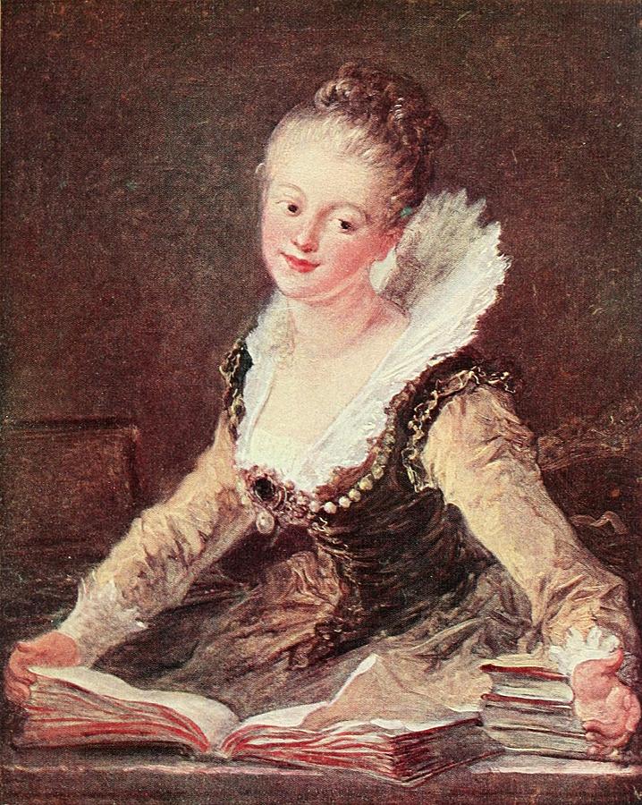LEtude Painting by Jean-Honore Fragonard LEtude Painting by Jean-Honore Fragonard