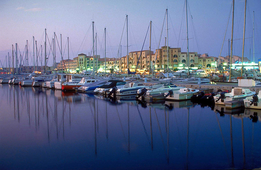 Leucate harbor, Leucate, France Photograph by Anger O.