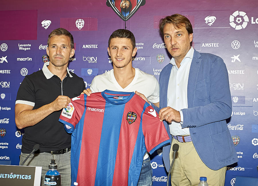 Levante UD Unveil New Signing Enis Bardhi Photograph by Quality Sport Images