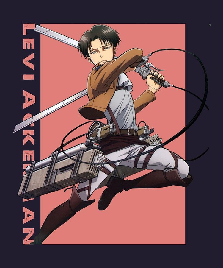 Levi Ackerman - AOT Poster Digital Art by Jeffery Hampton